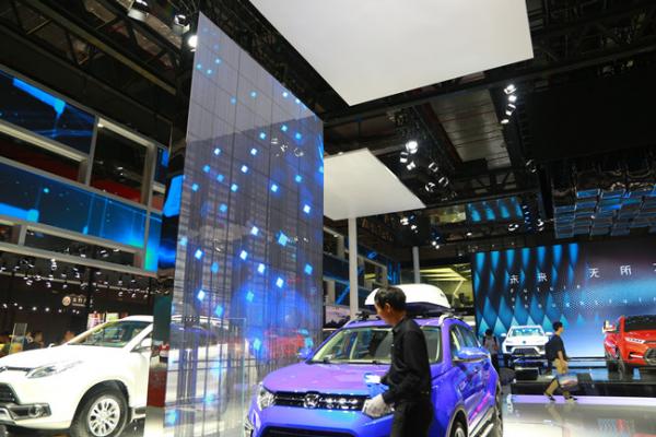 上海車展·江鈴馭勝|(zhì)有LED透明屏的發(fā)布會才能超乎想象！